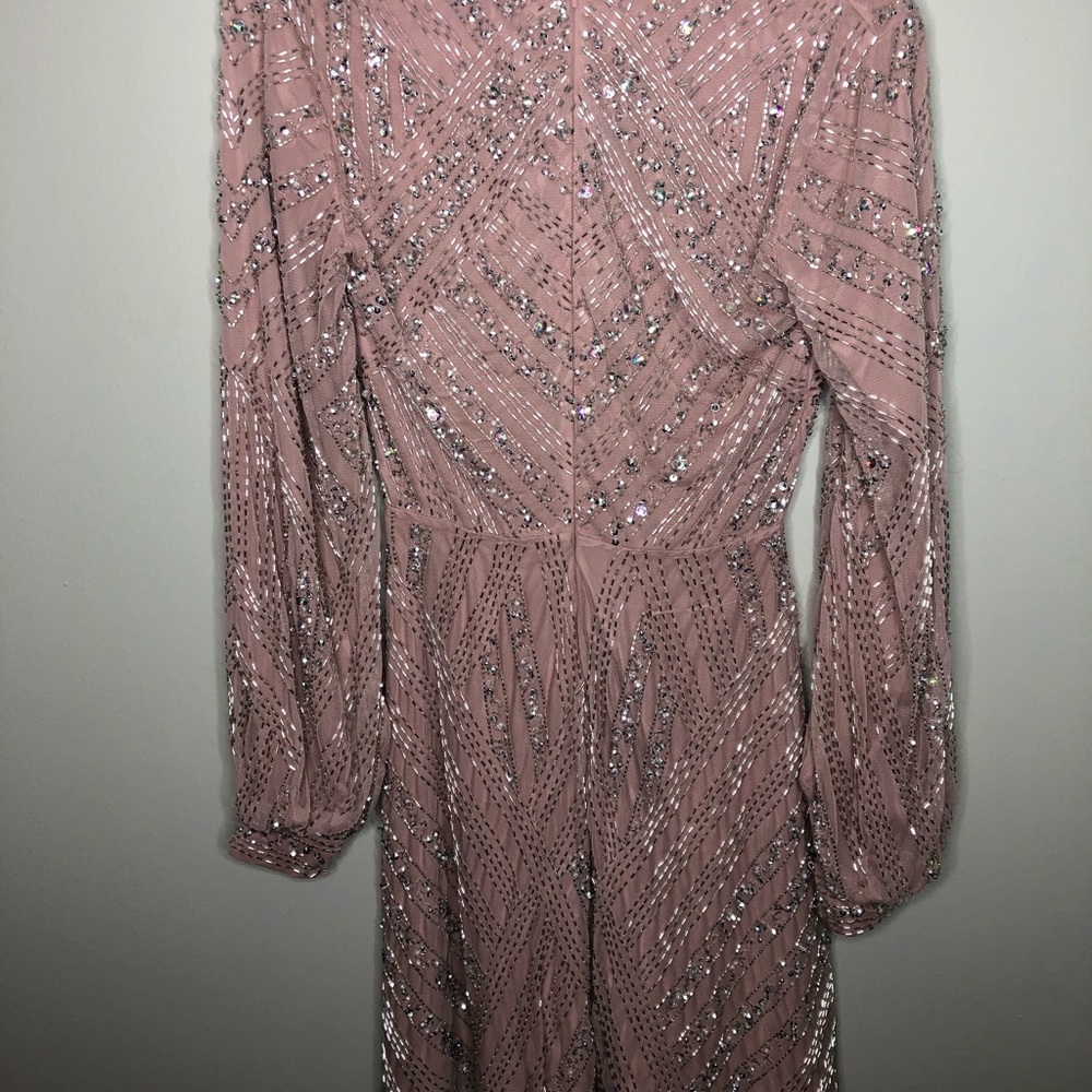 Pink sequins dress